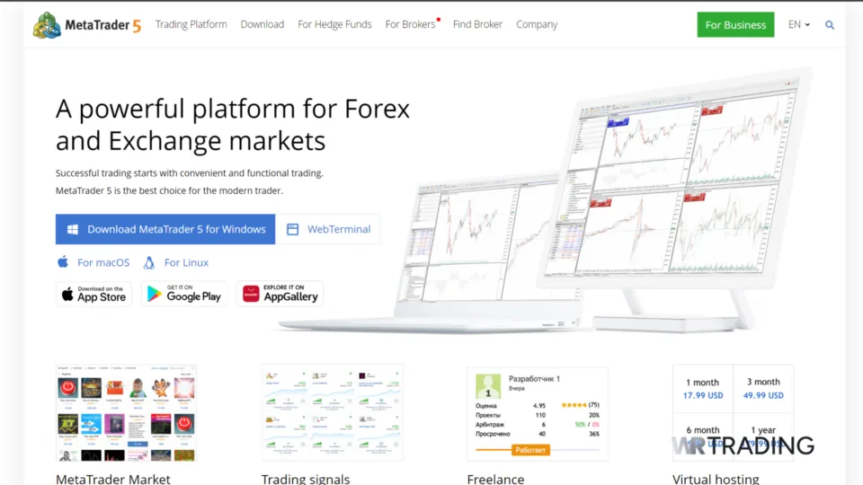 MetaTrader 5 Forex Trading Platform