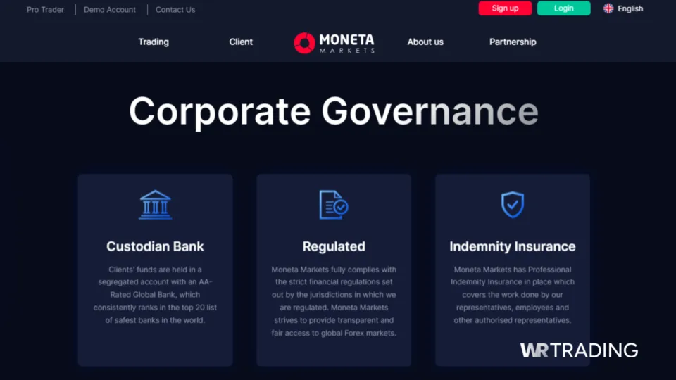 Moneta Markets Regulation and Licensing