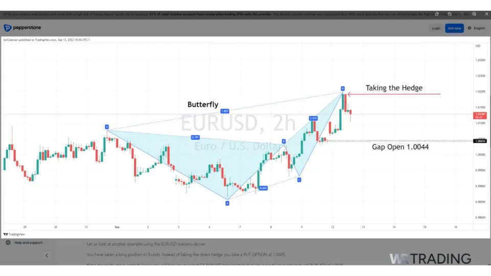 Pepperstone Hedging Example