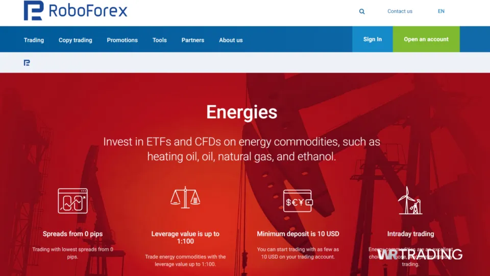 RoboForex Best Broker for Oil Trading