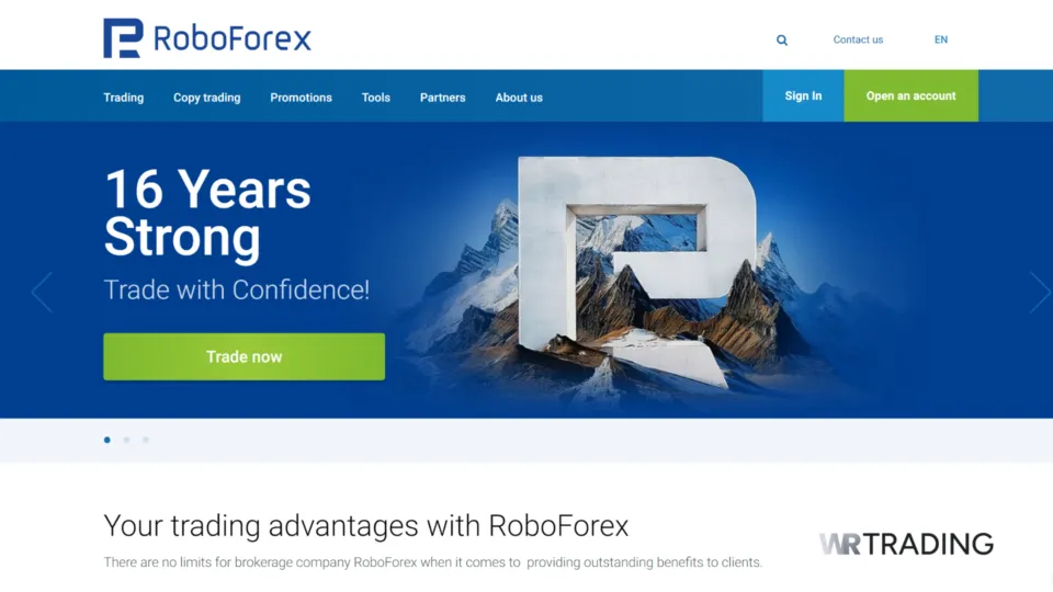 RoboForex Forex Broker with Trailing Stop Loss Function
