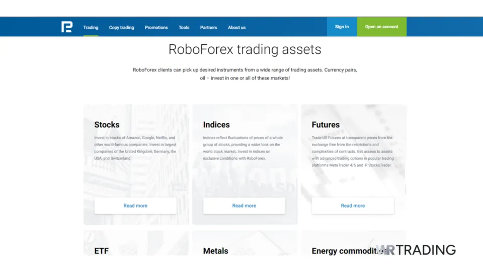 RoboForex Forex Scalping Details