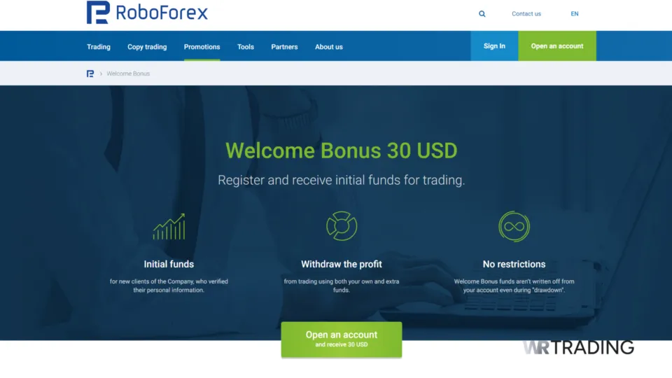 RoboForex Offshore Broker Welcome Bonus