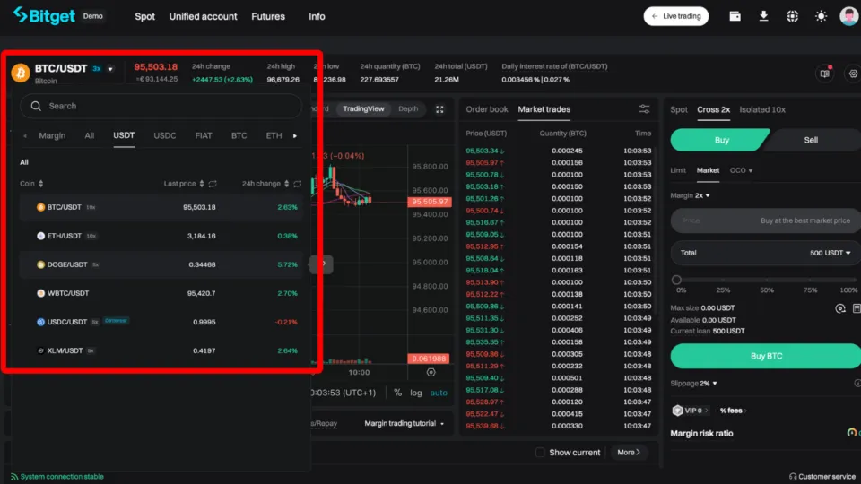Select a Cryptocurrency
