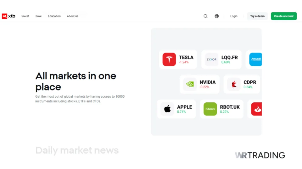 XTB Trading Platforms Available