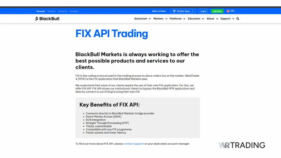 BlackBull Markets STP Forex Broker FIX API with STP