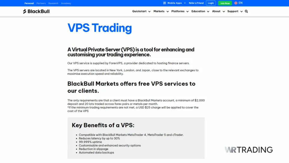 BlackBull Free VPS Broker