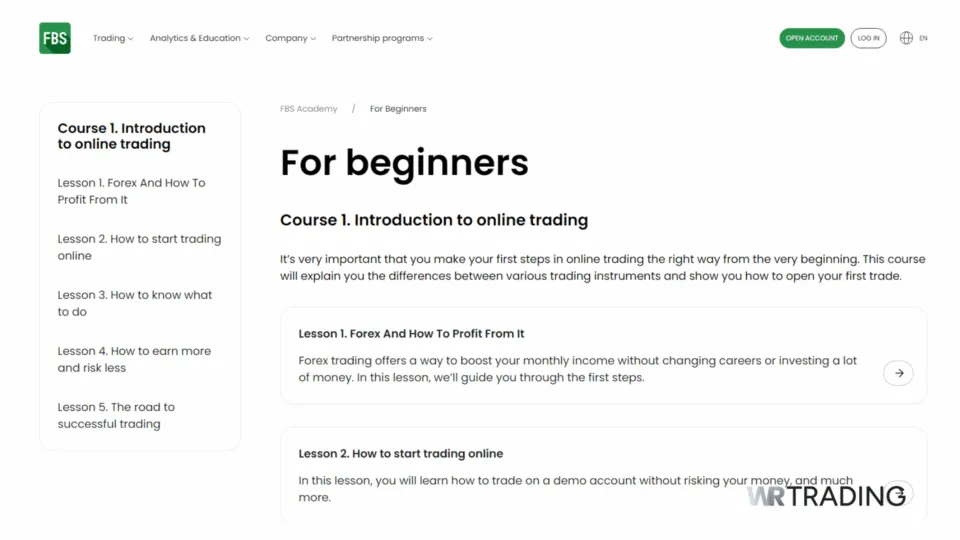 FBS Best Forex Broker for Beginners