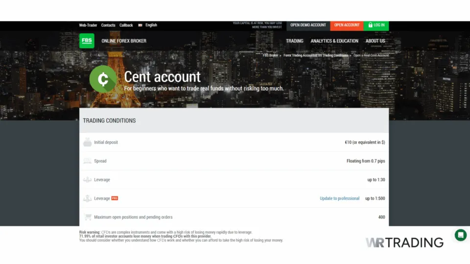 FBS Micro Account Details