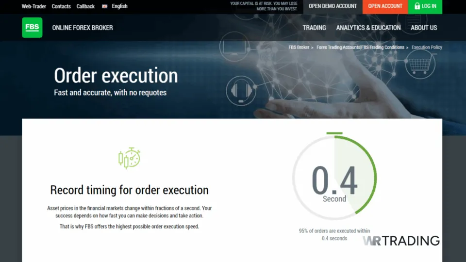 FBS Instant Execution Forex Broker