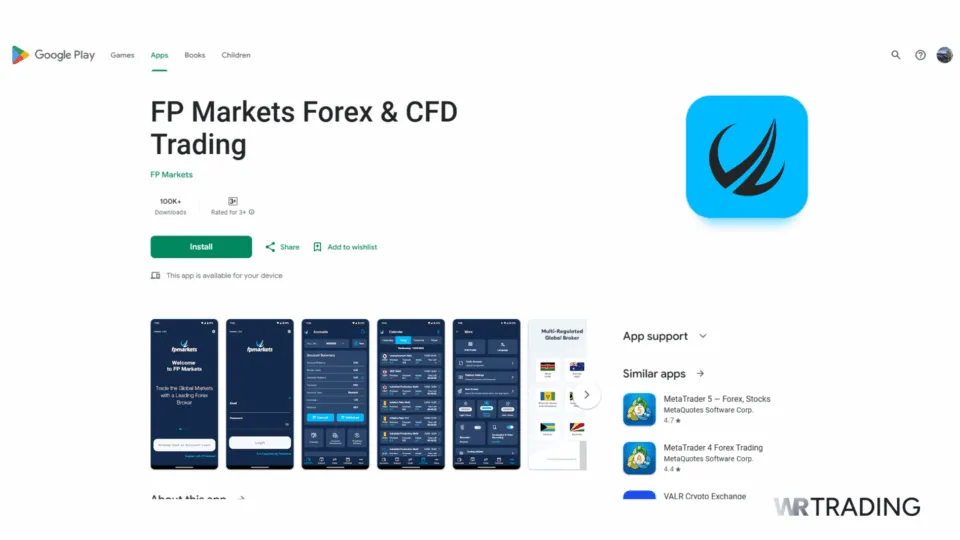 FP Markets Trading App