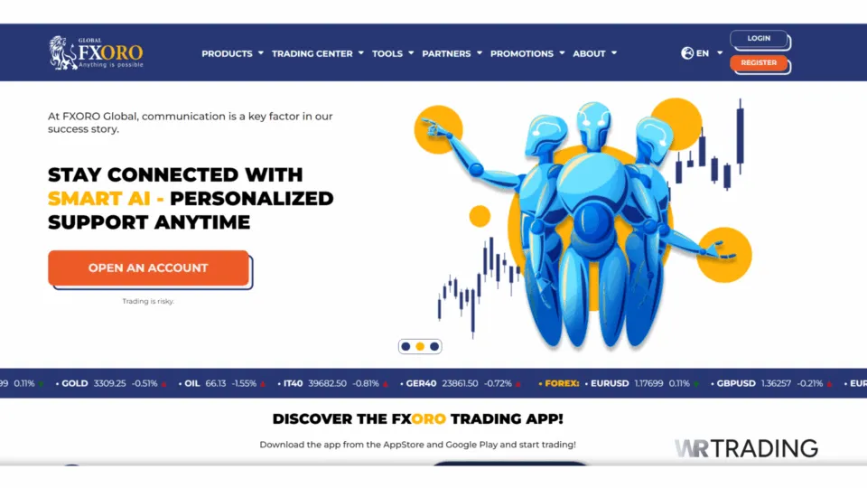 FXORO Best Fixed Spread Forex Broker