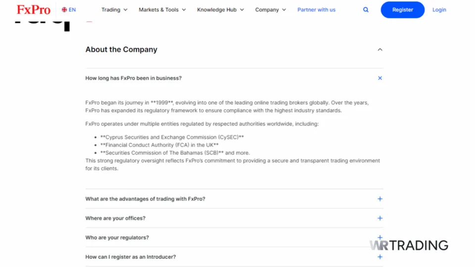 FxPro Best CySEC Regulated Forex Broker