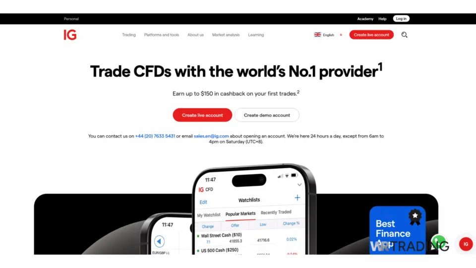 IG Best European Forex Broker