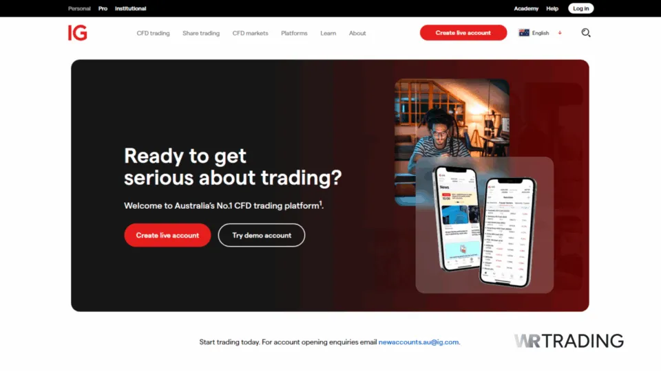 IG Best Forex Broker in Australia