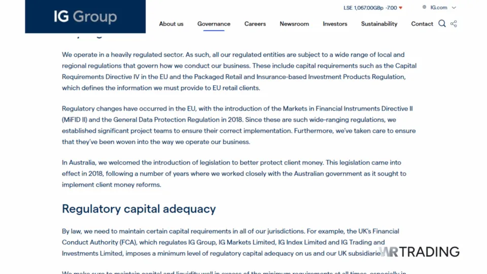 IG Best FCA Regulated Forex Broker