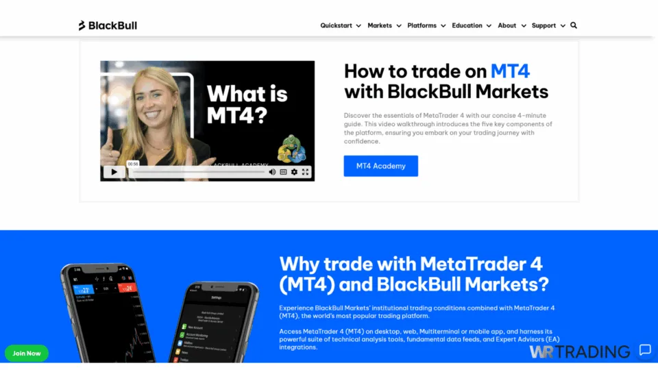Metatrader 4 (MT4) Broker BlackBull