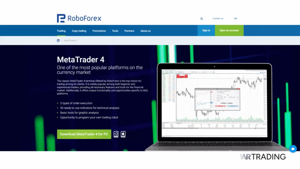 Metatrader 4 (MT4) Broker RoboForex