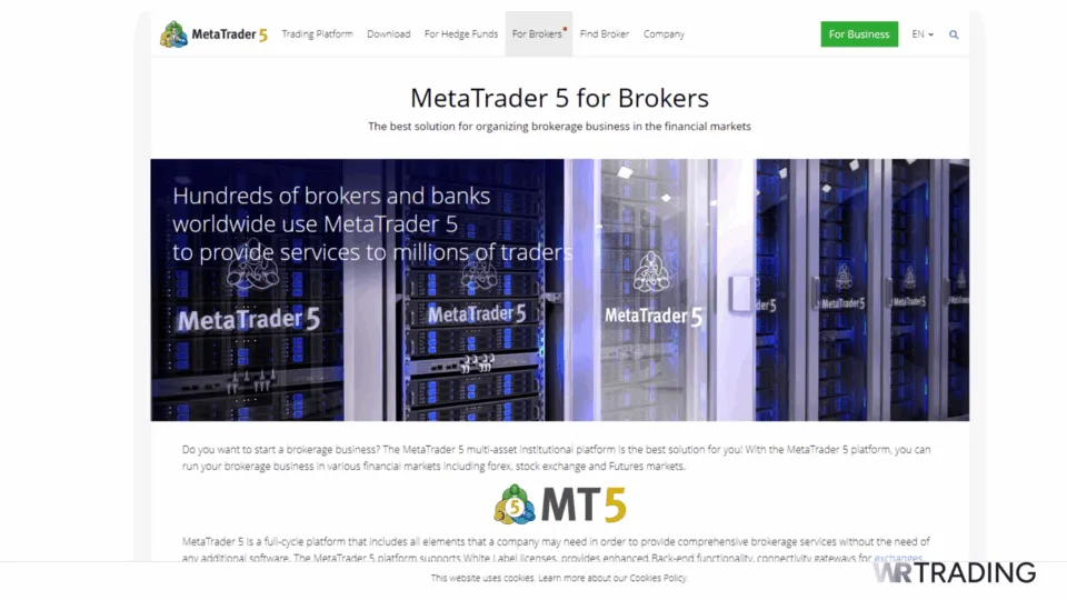 MetaTrader 5 Demo Trading Platform for Brokers