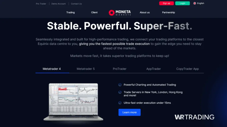 Moneta Markets HFT Trading & Strategies