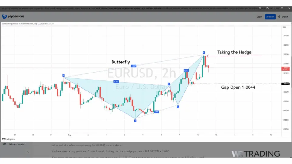 Pepperstone Hedging Example