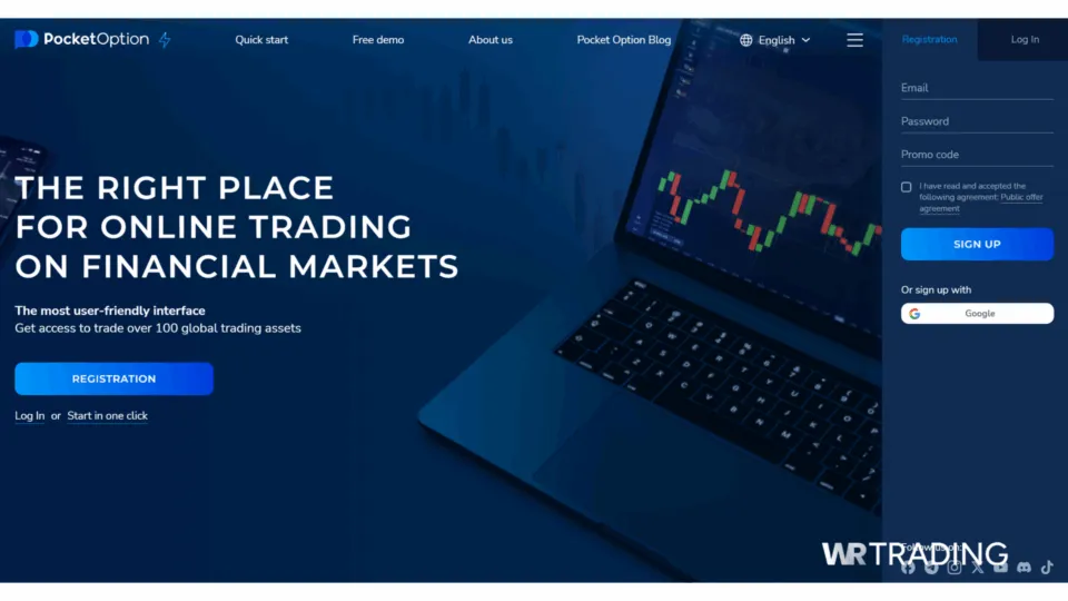 Pocket Option Platform Website Details