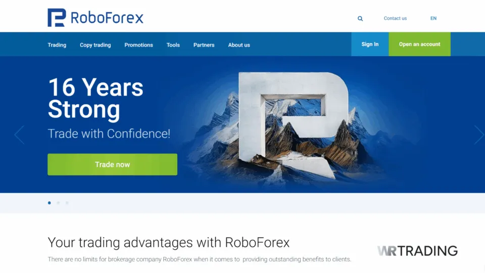 RoboForex Forex Broker with Trailing Stop Loss Function