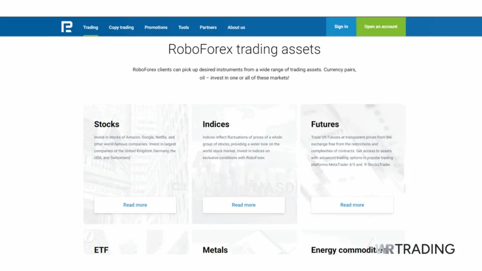 RoboForex Forex Scalping Details