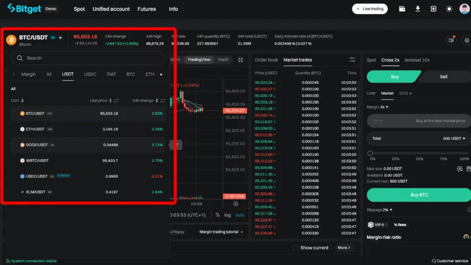Select a Cryptocurrency