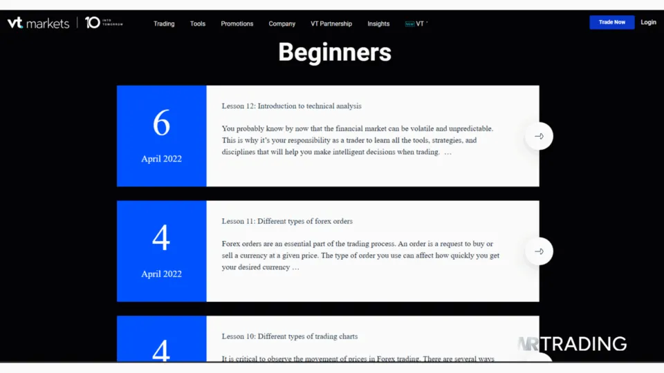 VT Markets Best Forex Broker for Beginners