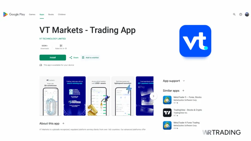 VT Markets Trading App