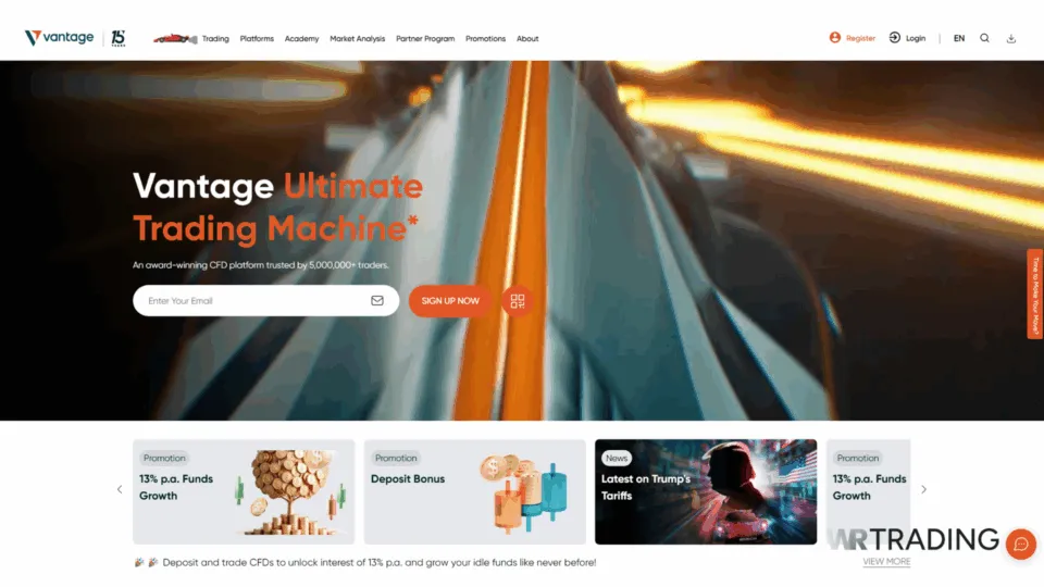 Vantage Markets DMA Trading