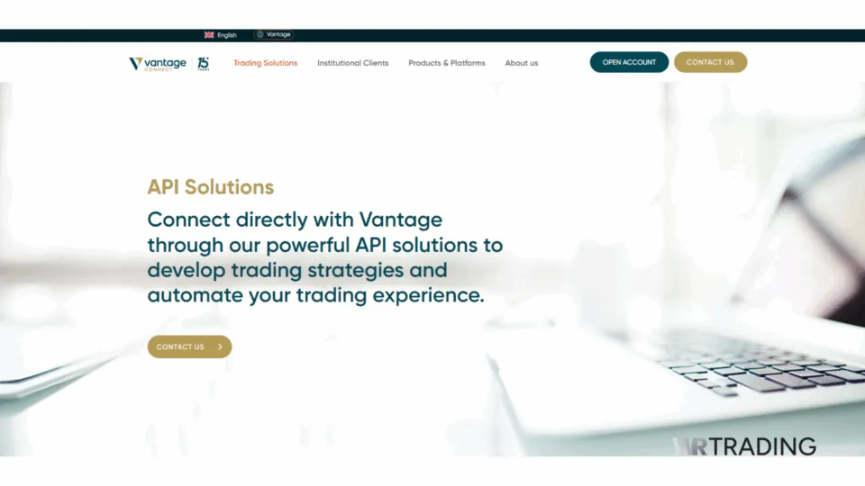 Vantage Markets Forex Broker with Trading API