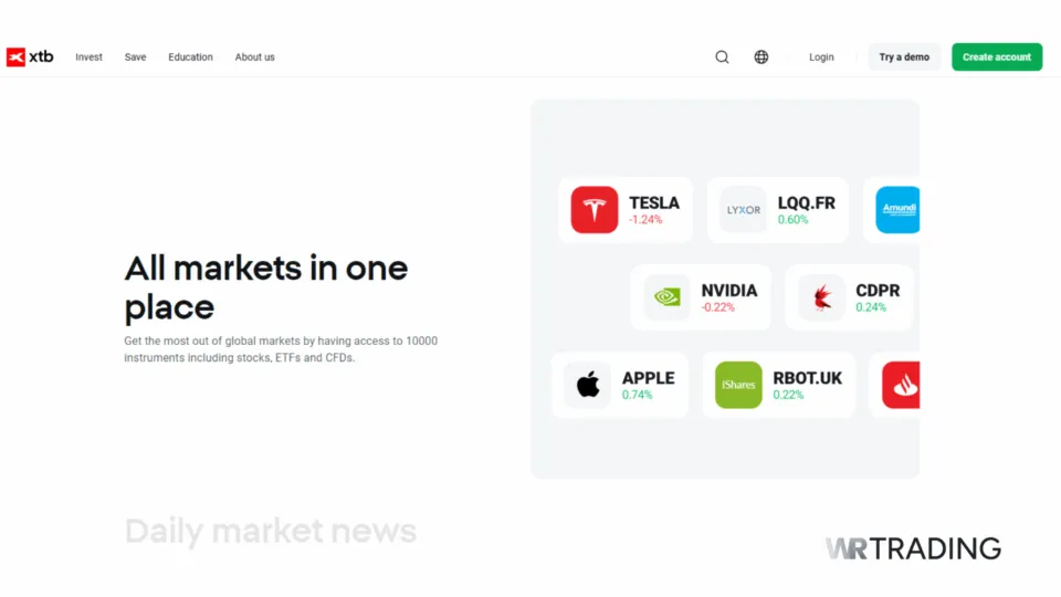 XTB Trading Platforms Available