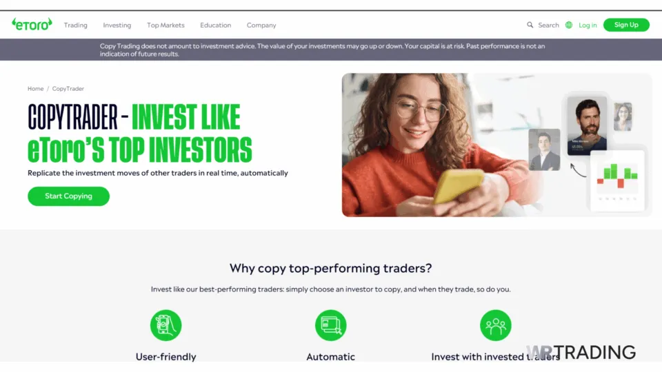 eToro Copy Trading Platform