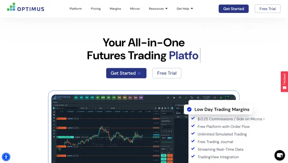 Optimus Broker for trading futures on your own