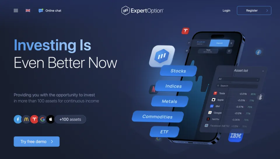 Expert Option Binary Options Broker