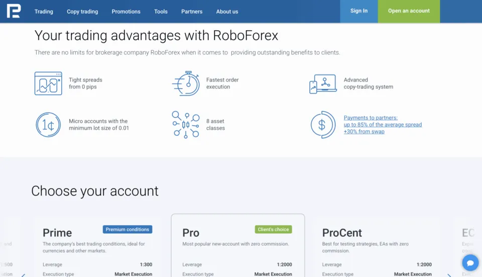 RoboForex DMA Broker
