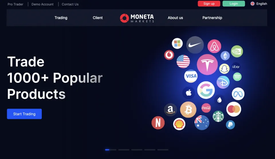 Moneta Markets - Non-ESMA regulated Forex Broker