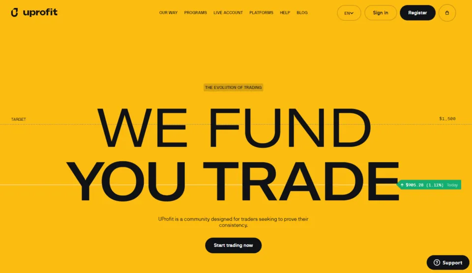 UProfit Prop Trading Firm