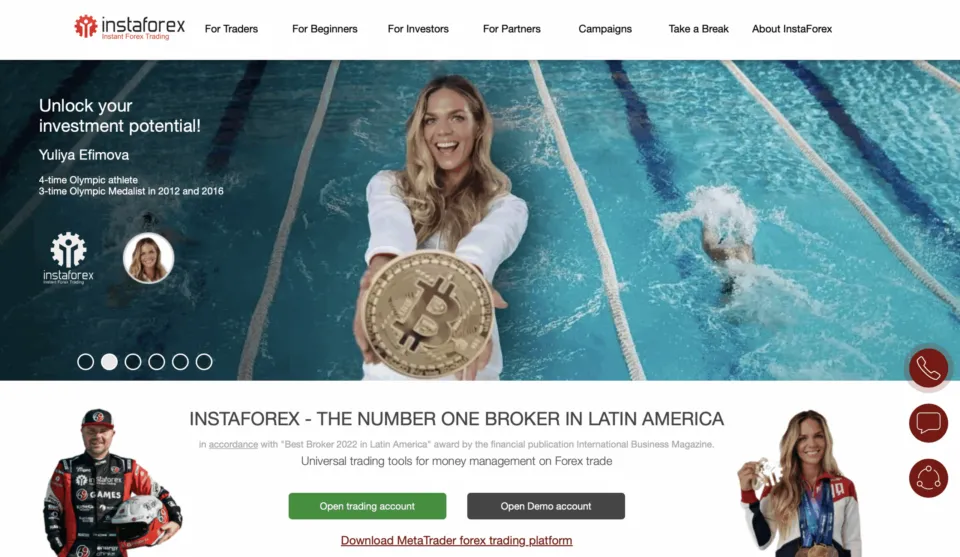 InstaForex - Forex Broker with Low Minimum Deposit