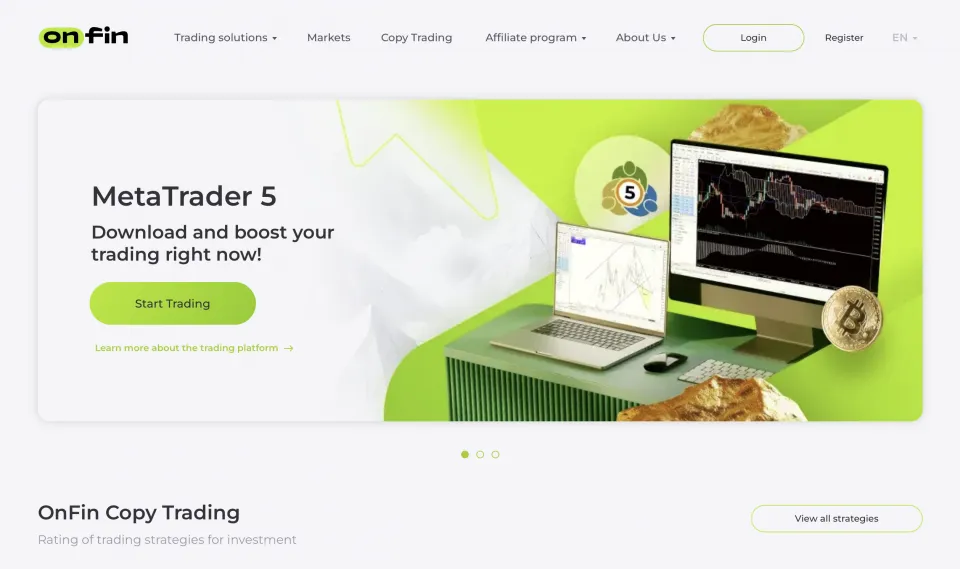 OnFin - Non-ESMA regulated Forex Broker