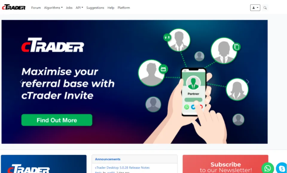 cTrader- Trading Platform for FundedNext