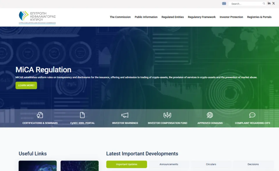 CySEC Cyprus