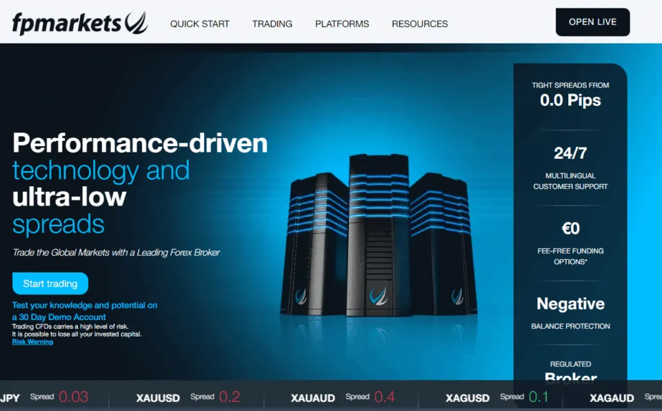 Trading Broker FP Markets