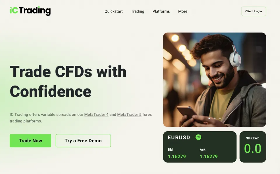 IC Trading - Non-ESMA regulated Forex Broker