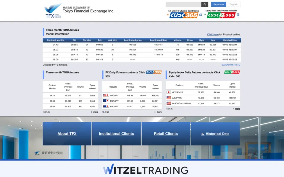 Tokyo Forex Exchange (TFX)