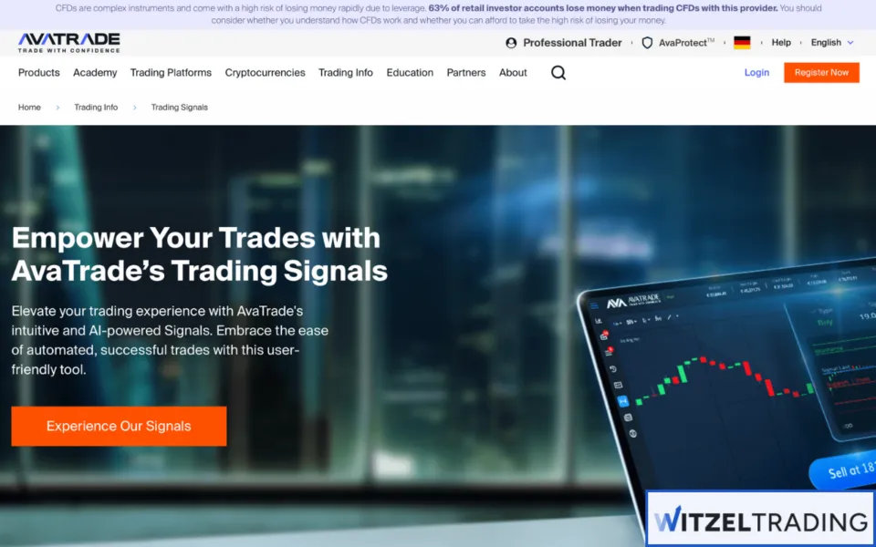 AvaTrade - Forex Trading Signal Provider