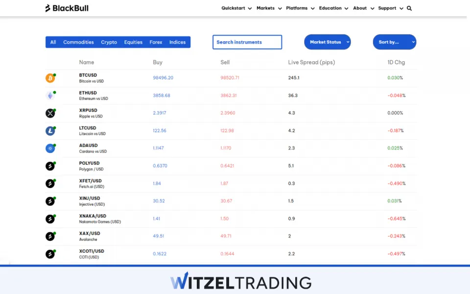 Crypto Trading With BlackBull Markets