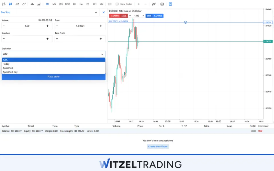 Experiation Orders Good til Canceled